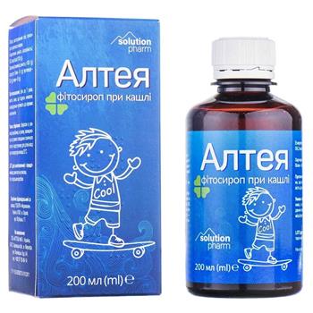 Алтея Solution Pharm фітосироп по 200мл фл.