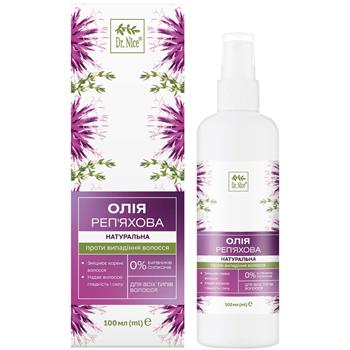 Олія реп'яхова Dr.Nice натуральна проти випадіння волосся 100мл