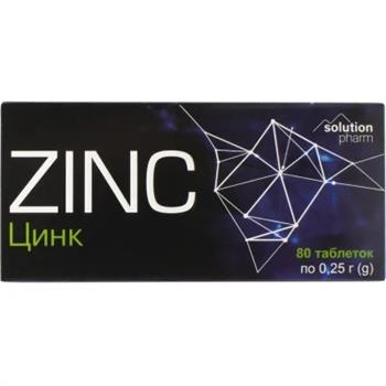 Цинк Solution Pharm, табл. №80