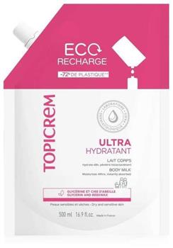 Емульсія для тіла Topicrem Ultra Hydratant ультразволожуюча, 500мл (змінний блок)