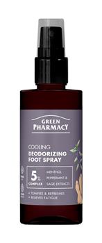 Спрей для ніг Green Pharmacy дезодоруючий охолоджуючий, 150мл