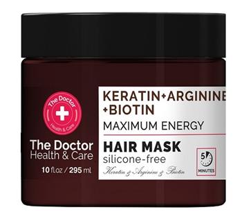 Маска для волосся The Doctor Health & Care Кератин + Аргінін + Біотин "Максимальна сила", 295мл