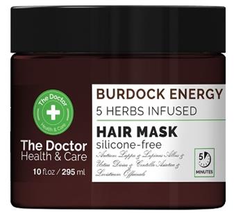 Маска для волосся The Doctor Health & Care "Реп'яхова сила" з настоєм 5 трав, 295мл