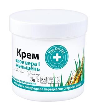 Крем для обличчя і тіла The Doctor Алое вера і женьшень, 250мл