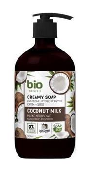 Крем-мило Bio Naturell Кокосове молоко, 473мл фл. з дозатором