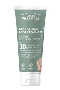 Крем-гель для ніг Green Рharmacy дезодоруючий проти неприємного запаху, 75мл