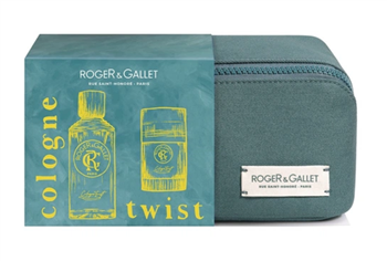 Набір Roger & Gallet Cologne Twist Колонь Твіст у косметичці (одеколон, 100мл + дезодорант, 50г)