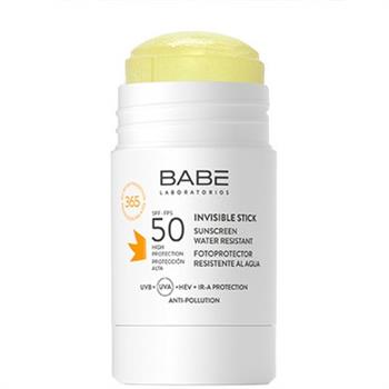 Стік для обличчя і тіла сонцезахисний Babe Laboratorios SPF50 невидимий прозорий, 30г